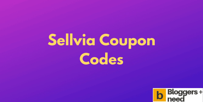 Sellvia coupon codes