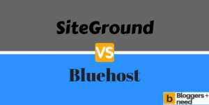 Siteground vs bluehost