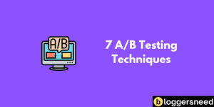 Ab testing techniques