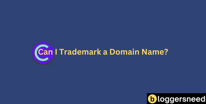 Trademarking domain name