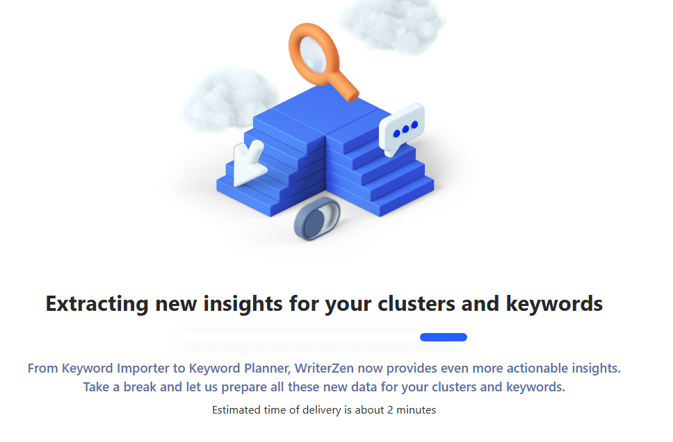 Writerzen clustering keywords