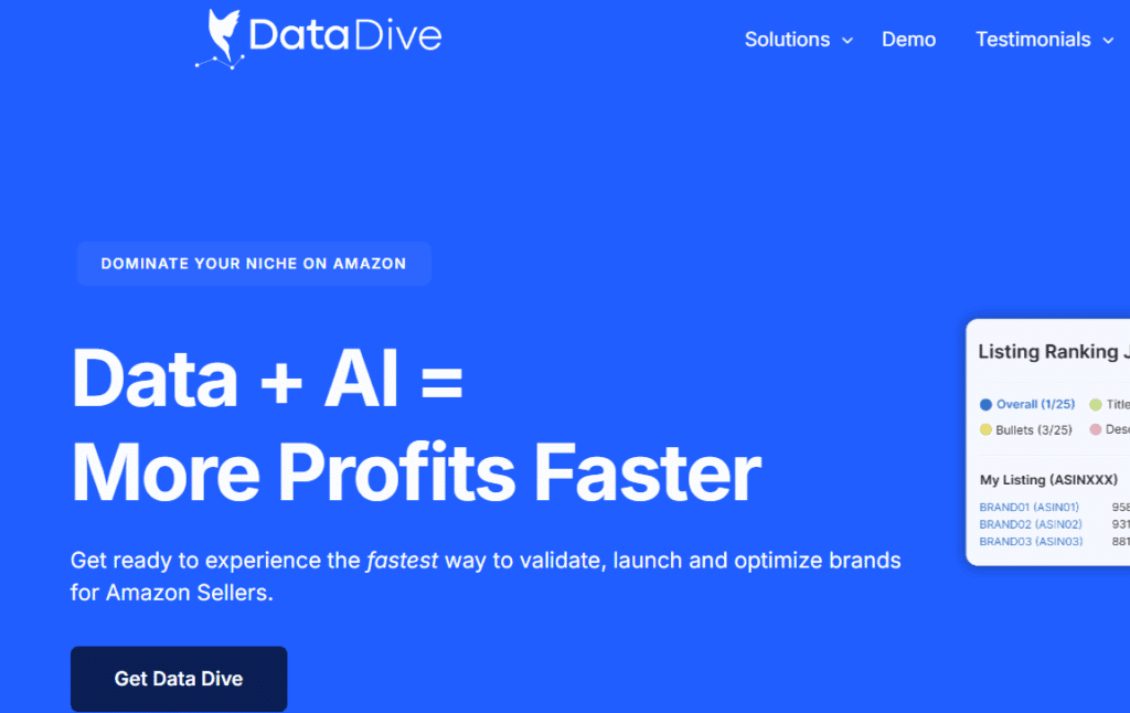 Data dive keyword research