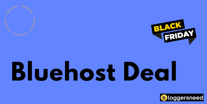 Bluehost Black Friday Deal Bluehost black friday deal