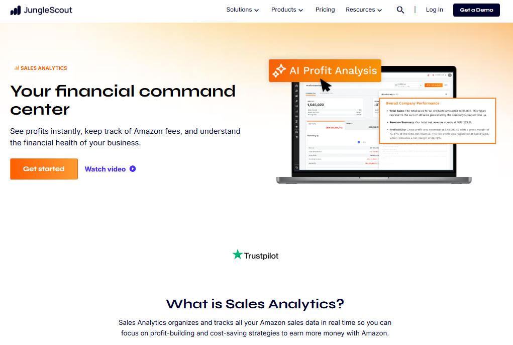 Jungle scout sale analytics tool