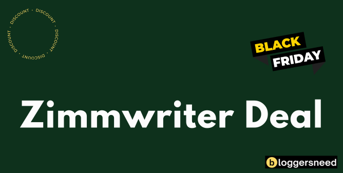 Zimmwriter black friday deal