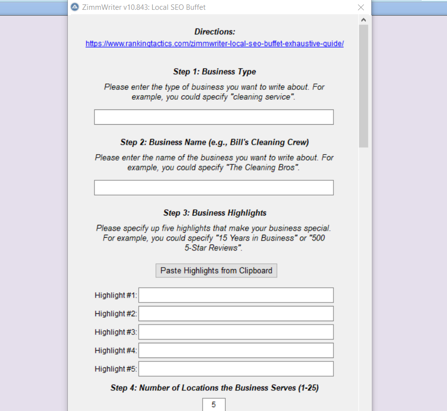 Zimmwriter local seo buffer 1